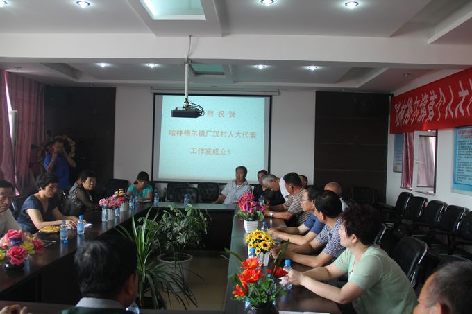 哈林格尔镇厂汉村人大代表工作室正式成立